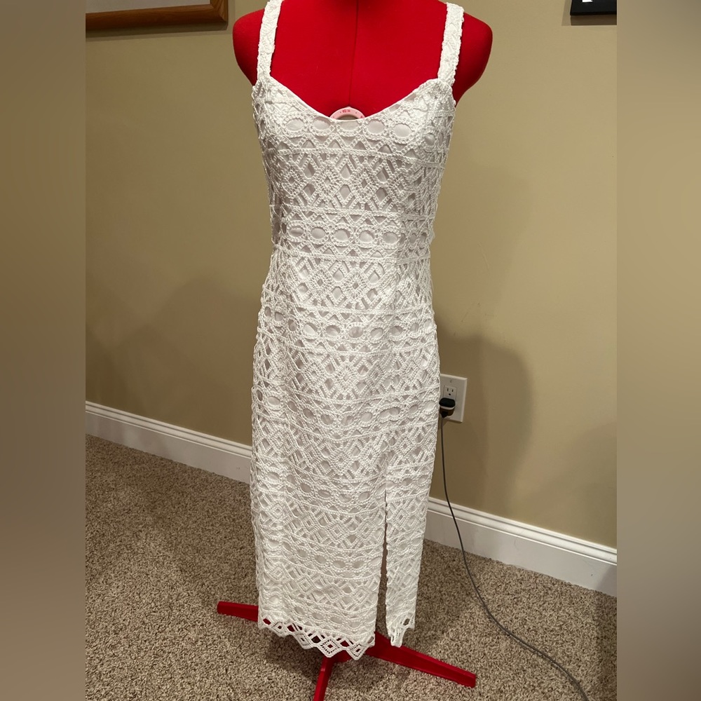 Aidan Mattox White “Bridal” Dress